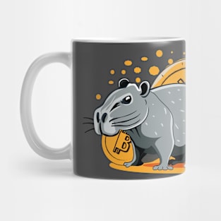 capybara and cryptocurrency Mug